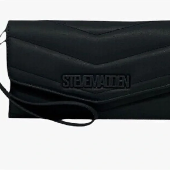 Steve Madden Black Clutch - Picture 1 of 1